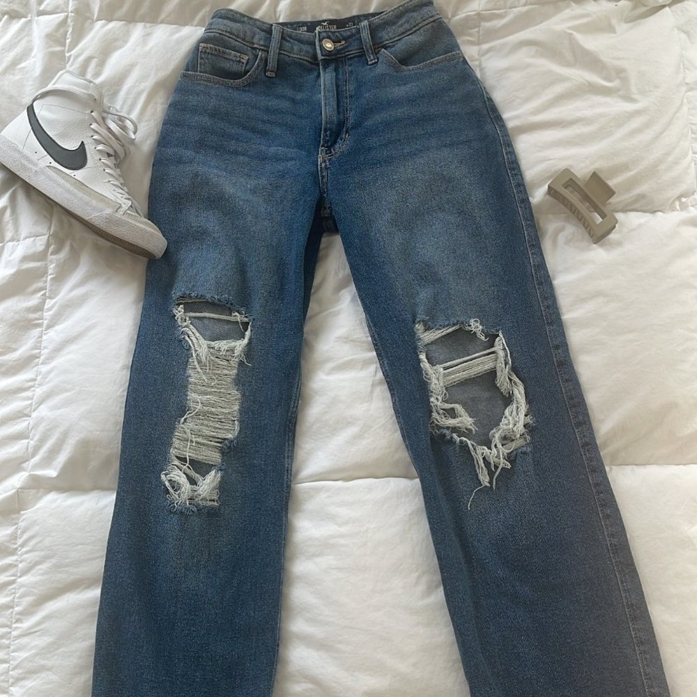 00 regular hollister dad jeans
